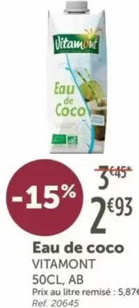 Eau de coco VITAMONT