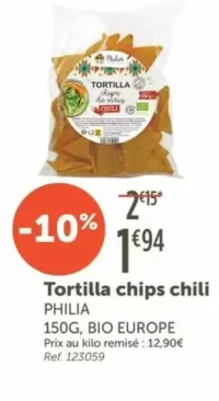 Tortilla chips chili PHILIA