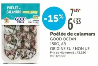 Poêlée de calamars GOOD OCEAN