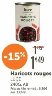 Haricots rouges LUCE