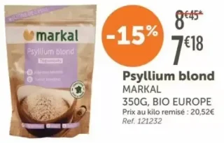 Psyllium blond MARKAL
