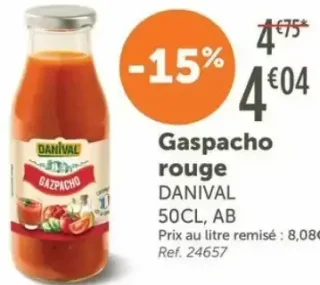 Gaspacho rouge DANIVAL