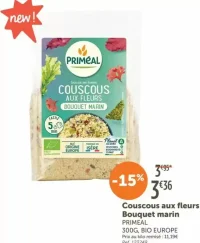 Couscous aux fleurs Bouquet marin PRIMEAL