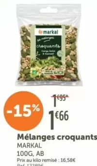 Mélanges croquants MARKAL