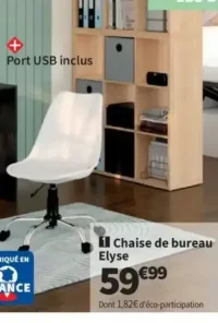 Chaise de bureau Elyse