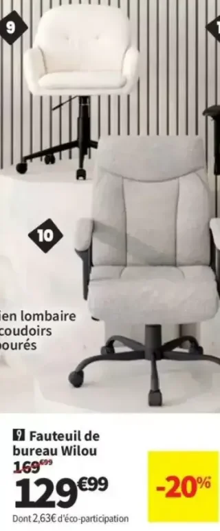 Fauteuil de bureau Wilou