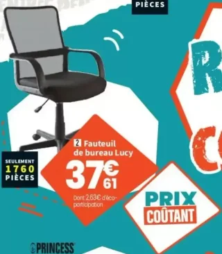 Fauteuil de bureau Lucy