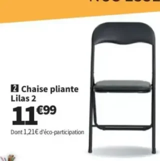 Chaise pliante Lilas 2