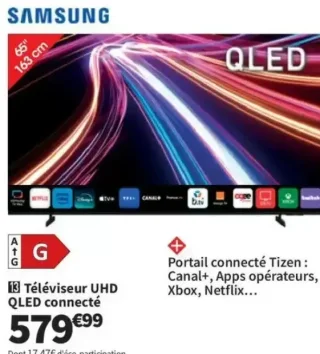 SAMSUNG TQ65Q6FAAUXXC Téléviseur UHD QLED connecté