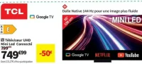 TCL 55C6K PRO Téléviseur UHD Mini Led Connecté