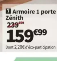Armoire 1 porte Zénith