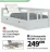 Promo Lit banquette 90x190 cm Isore