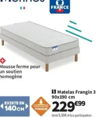 Matelas Frangin 3 90x190 cm