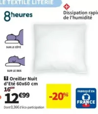 DODO Oreiller Nuit d'Été 60x60 cm