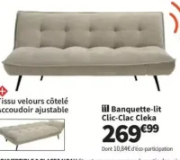 Banquette-lit Clic-Clac Cleka