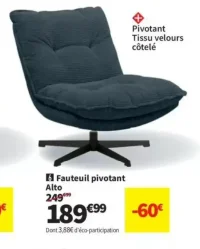 Fauteuil pivotant Alto
