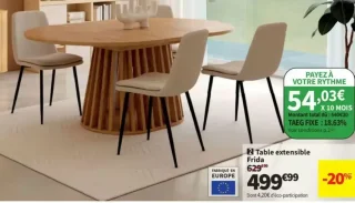 Table extensible Frida Lomoco