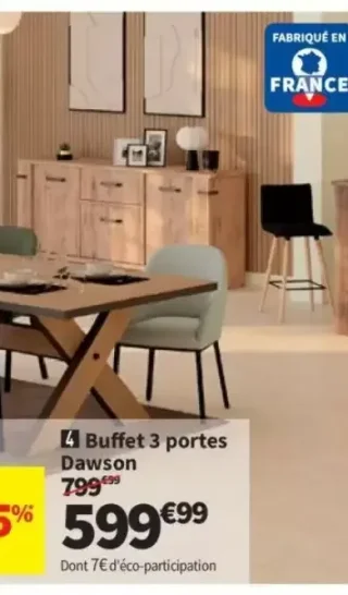 Buffet 3 portes Dawson Lomoco
