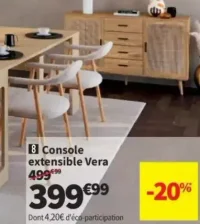 Console extensible Vera