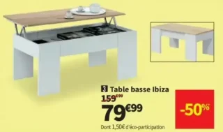 Table basse Ibiza