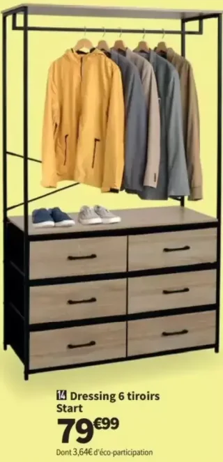 Dressing 6 tiroirs Start