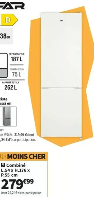 Réfrigérateur combiné FAR