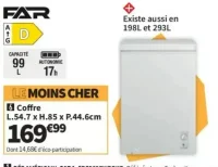 FAR K106 G Congélateur coffre