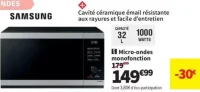 Micro-ondes monofonction Samsung MS32DG4504AT