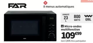 Micro-ondes multifonction FAR MOCOM23L2025 G
