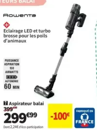 Aspirateur balai Rowenta RH9A46WO