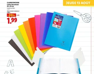 CLAIREFONTAINE Cahier Koverbook 24 x 32 cm