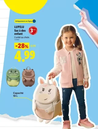 LUPILU Sac à dos enfant