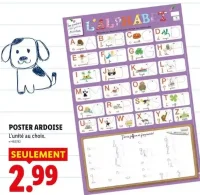 POSTER ARDOISE Bordas