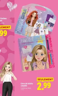 Livre de loisirs créatifs Forever Girlie