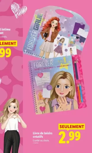 Livre de loisirs créatifs Forever Girlie