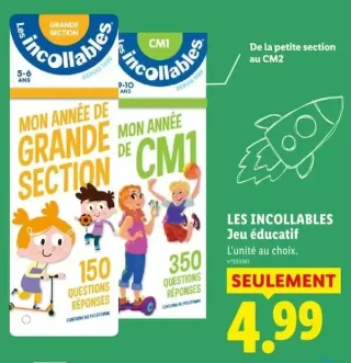 Les Incollables Jeu éducatif