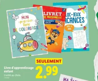 Livre d'apprentissage enfant