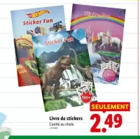Hot Wheels Sticker Fun Livre de stickers