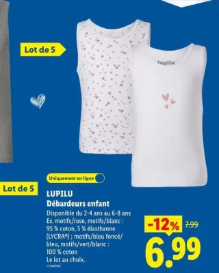 LUPILU Débardeurs enfant