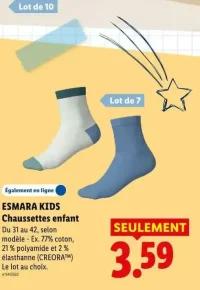 ESMARA KIDS Chaussettes enfant