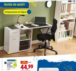 LIVARNO Chaise de bureau
