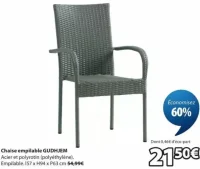 Chaise empilable GUDHJEM