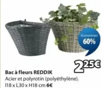 Bac à fleurs REDDIK