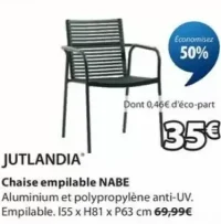 Chaise empilable NABE