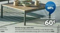 Module lounge, table HOU