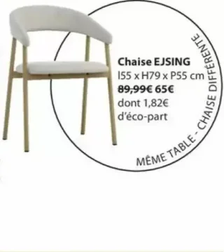 Chaise EJSING