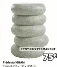 Piédestal GRAM
