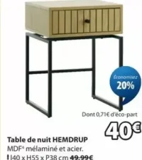 Table de nuit HEMDRUP