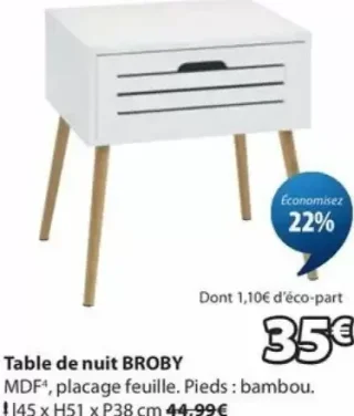 Table de nuit BROBY