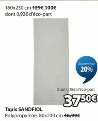 Tapis SANDFIOL